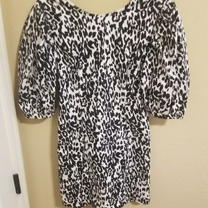 Leopard print dress